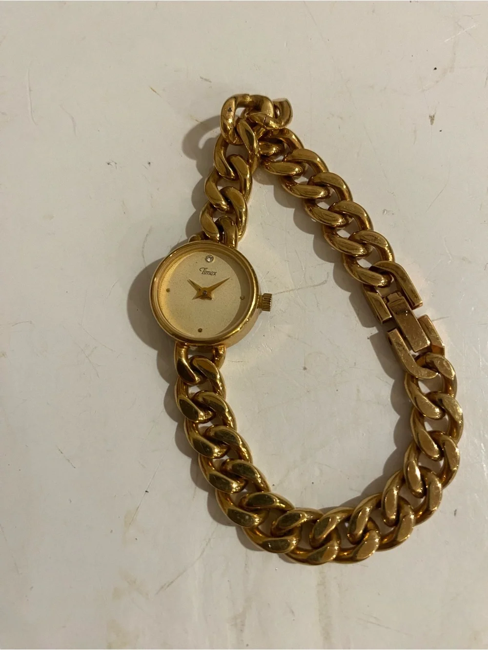Timex Stainless Steel Goldtone Watch (Needs battery) (RR)